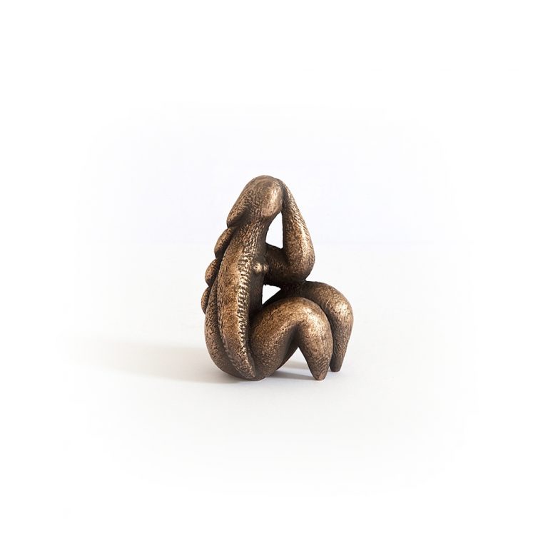 Tiny Seated Plait Figure